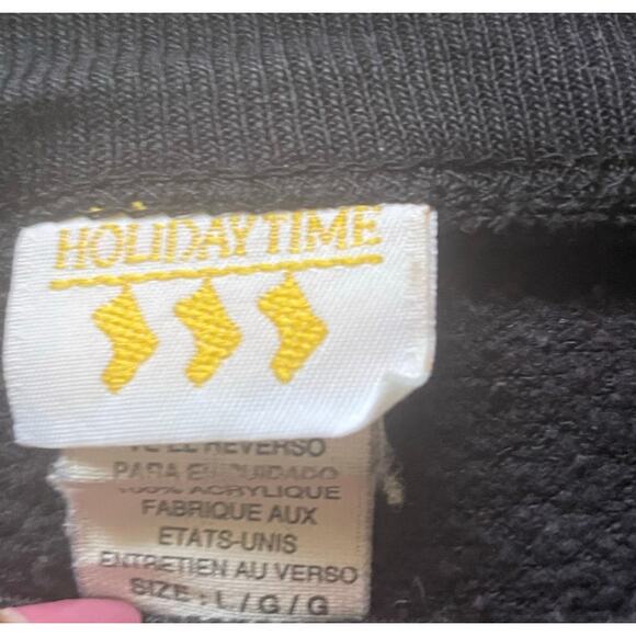 Holiday Time Womens/Unisex Teddy Bear Size Large Christmas Sweater - Picture 3 of 7